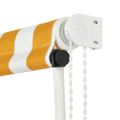 vidaXL Zaťahovacia markíza 300x150 cm žlto-biela