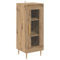 vidaXL Servírovacia skriňa dub artisan 34 x 34.5 x 90 cm