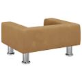 vidaXL Pelech pre psa hnedý 50x40x26,5 cm zamat