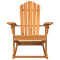 vidaXL Záhradná hojdacia stolička Adirondack tíkový masív