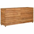 vidaXL Vyvýšený záhon 150x40x72 cm, recyklované tíkové drevo a oceľ