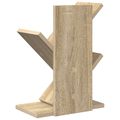 vidaXL Polica na knihy Tree 3-podlažná 30 x 18 x 40 cm Dub sonoma