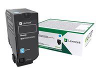 Vysoká výtěžnost - azurová - originální - kazeta s barvivem LCCP, LRP - pro Lexmark CX725de, CX725dhe, CX725dthe