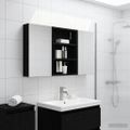 vidaXL Set kabinetov do kúpeľne 3 ks 100 x 10,5 x 50 cm