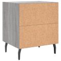 vidaXL Nočný stolík sivý sonoma 40x35x47,5 cm kompozitné drevo