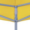 vidaXL Strecha na párty stan 2x2 m, žltá 270 g/m²