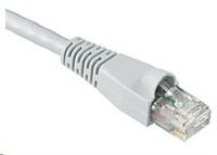 Solarix - patch kabel CAT5E UTP PVC 1 m šedý snag-proof