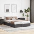 vidaXL Otomanový posteľný rám Biely 140 x 190 cm Umelá koža