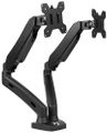 AROZZI ALZARE DUO/ stolní držák pro 2 monitory/ plynový píst/ ocel, hliník/ černý Držák, VESA, stolní, pro dva monitory, náklon -70°-60°, otácení 180°, nosnost 2x 7kg, cerný