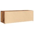 vidaXL Skrinka na topánky staré drevo 102x35x35 cm drevotrieska