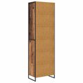 vidaXL Vysoké skrinky Staré drevo 60 x 36 x 200 cm Kompozitné drevo