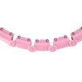Masážna obruč HMS HHW11 PLUS SIZE so závažím ružová