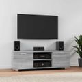 vidaXL TV skrinka sivý dub sonoma 120x40,5x35 cm spracované drevo