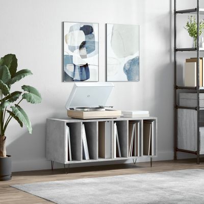 vidaXL Skrinka na platne betónovosivá 100x38x48 cm kompozitné drevo