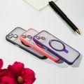 Magnetické kruhové puzdro pre iPhone 13 6,1" fialová
