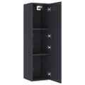 vidaXL TV skrinky 2 ks, lesklé sivé 30,5x30x110 cm, kompozitné drevo