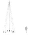 vidaXL Vianočný stromček s hrotom 1134 rôznofarebných LED 800 cm
