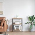 vidaXL Regál na knihy 2 úrovní 60 x 29,5 x 81 cm Kompozitné drevo