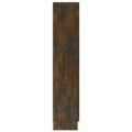 vidaXL Vitrína dymový dub 82,5x30,5x150 cm spracované drevo