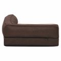 vidaXL Ergonomický matrac pre psa 60x42 cm ľanový vzhľad flís hnedý