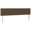 vidaXL Boxspring posteľ s matracom tmavohnedá 160x200 cm látka