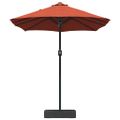 vidaXL Záhradný slnečník Tehlová 385 x 209 x 244 cm Polyester a oceľ