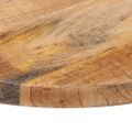 vidaXL Stolová doska Ø 50x2,5 cm okrúhla masívny surový mangovník