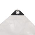 vidaXL Celta 650 g/m², 6x8 m, biela