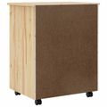 vidaXL Mobilný úložný kabinet s priehradkami MOSS 53 x 39 x 65,5 cm