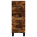 vidaXL Vysoká skrinka dymový dub 34,5x34x180 cm spracované drevo