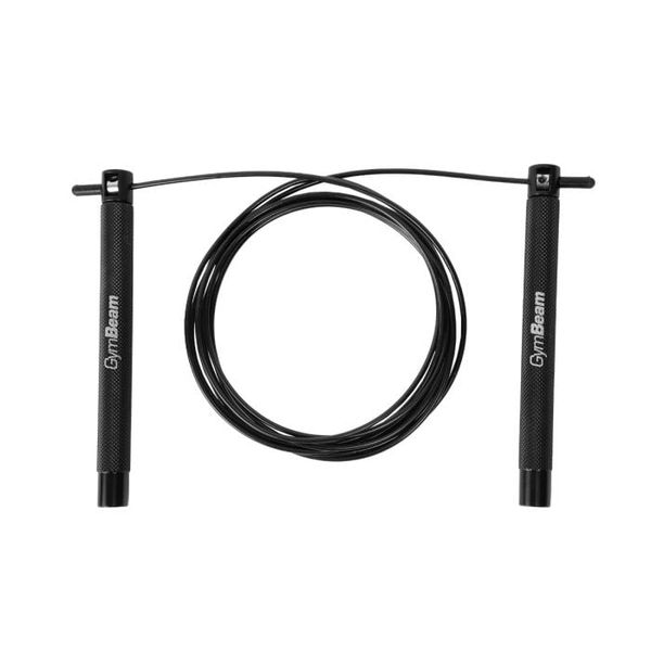 Švihadlo Speed Rope Black - GymBeam