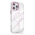Priehľadné tenké Mag puzdro pre iPhone 17 Air 6,6" ružové