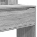vidaXL Toaletné stolíky do spálne Sivý Sonoma 80 x 39,6 x 135 cm