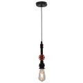 vidaXL Visiaca lampa dizajn vodovodného kohútika čierna E27 žiarovky