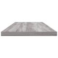 vidaXL Nástenné police 4 ks sivé sonoma 80x20x1,5 cm kompozitné drevo
