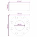 vidaXL Bumpers na stolný futbal 16 ks Čierna 2,7 x 2,7 x 1,3 cm TPE