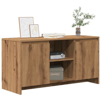 vidaXL TV skrinka, dub artisan 102x37,5x52,5 cm, kompozitné drevo