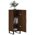 vidaXL Komoda hnedý dub 34,5x34x90 cm spracované drevo