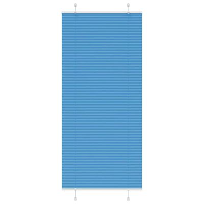 vidaXL Plisovaná roleta modrá 100x200 cm, šírka látky 99,4 cm, polyester