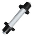 vidaXL Koleso na fúrik s nápravou tvrdé PU 4.00-8 390 mm