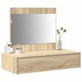 vidaXL Toaletný stolík Hnedá 83 x 40 x 70 cm Kompozitné drevo
