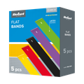 Latexová sada cvičebních pásů Long Band LTs-1, 2,5-20 kg, 5 pásů, barevná, REBEL ACTIVE