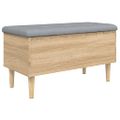 vidaXL Úložná lavička dub sonoma 82x42x46 cm kompozitné drevo