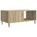 vidaXL Konferenčný stolík Dub sonoma 90 x 50 x 40 cm Kompozitné drevo