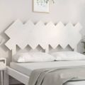 vidaXL Čelo postele biele 141x3x80,5 cm masívna borovica