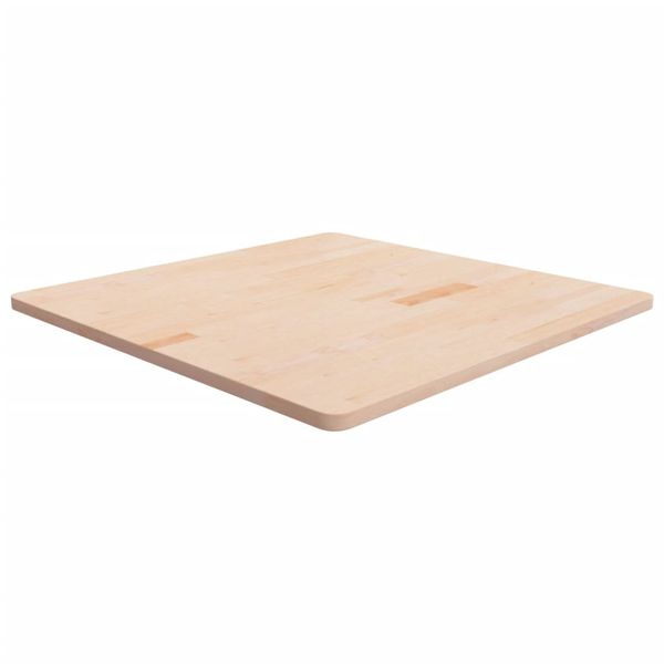 vidaXL Štvorcová stolová doska 90x90x2,5 cm neošetrený dubový masív