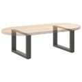 vidaXL Nohy konferenčného stolíka v tvare U, 2 ks, antracitové, 50 x (30-31) cm, oceľ