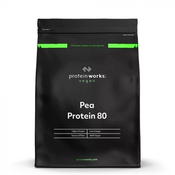 Hrachový proteín 80 - The Protein Works, 500 g