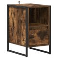 vidaXL Nočný stolík 2 ks Dymová dub 39,5 x 30 x 50 cm Kompozitné drevo
