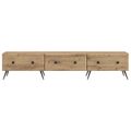 vidaXL TV skrinka 147 x 34,5 x 30 cm Dub artisan Kompozitné drevo